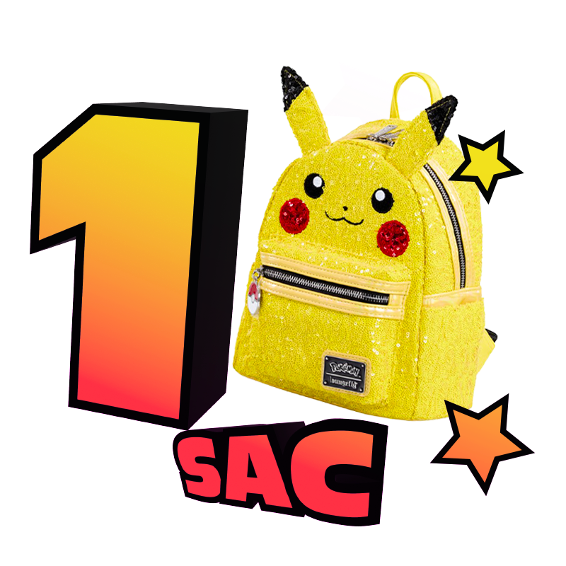 Pokemon Loungefly Mini Sac A Dos Sequin Pikachu Cosplay