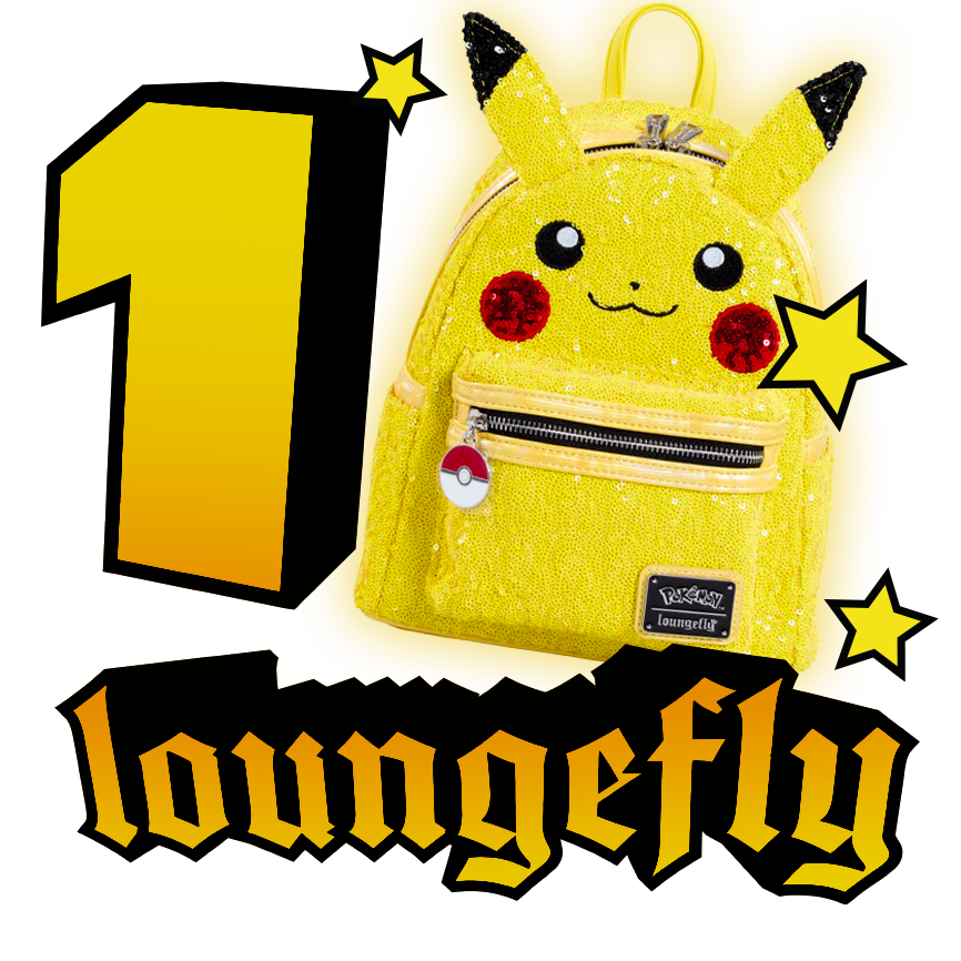 Pokemon Loungefly Mini Sac A Dos Sequin Pikachu Cosplay