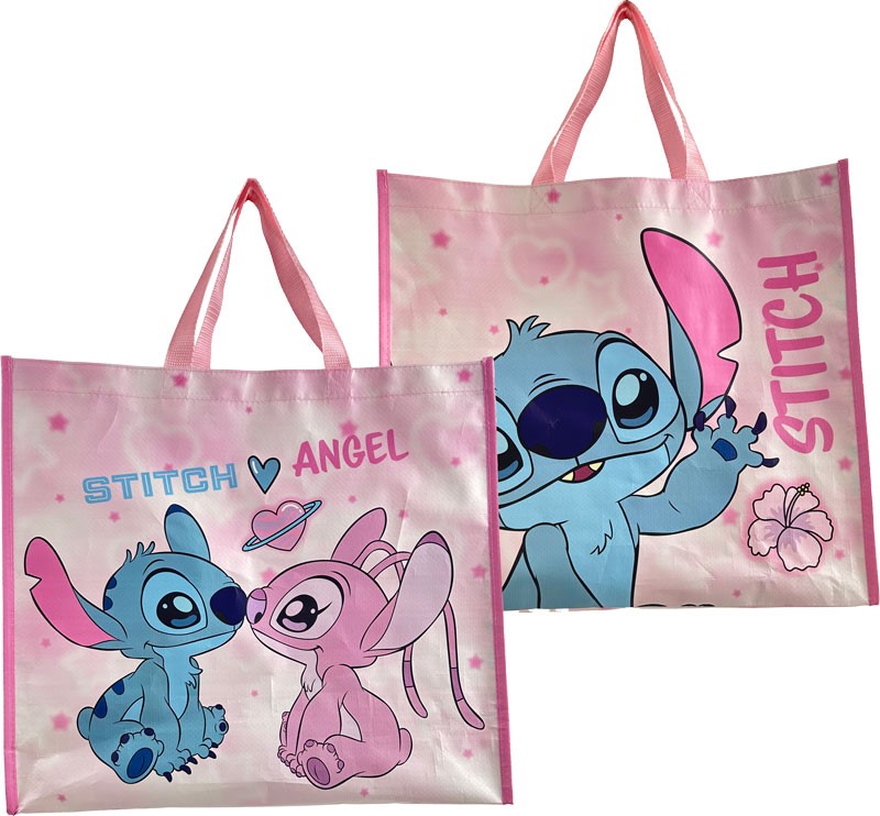 Disney Sac Cabas PP 45X40X20cm 25Pcs Stitch Et Angel