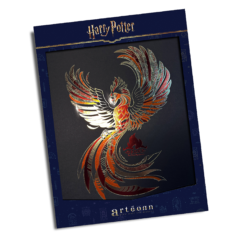 Harry Potter Artprint Arteonn Fumseck Letterpress 30X40cm