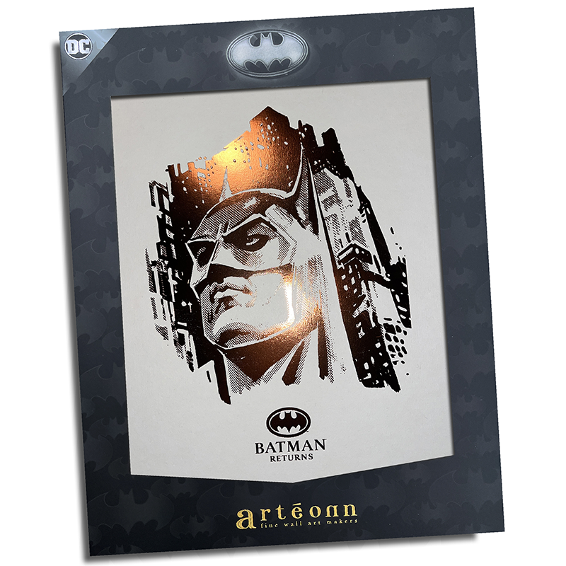 DC Artprint Arteonn Batman Returns Letterpress 21X30cm