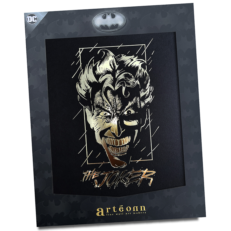 DC Artprint Arteonn Batman The Joker Or Letterpress 21X30cm
