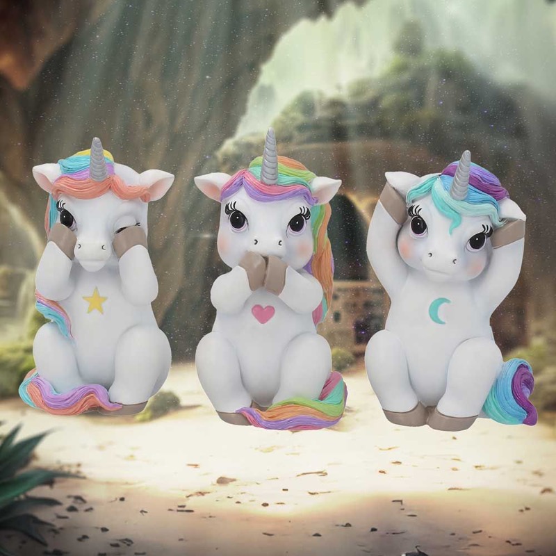 Three Wise Cutiecorns 9,5Cm