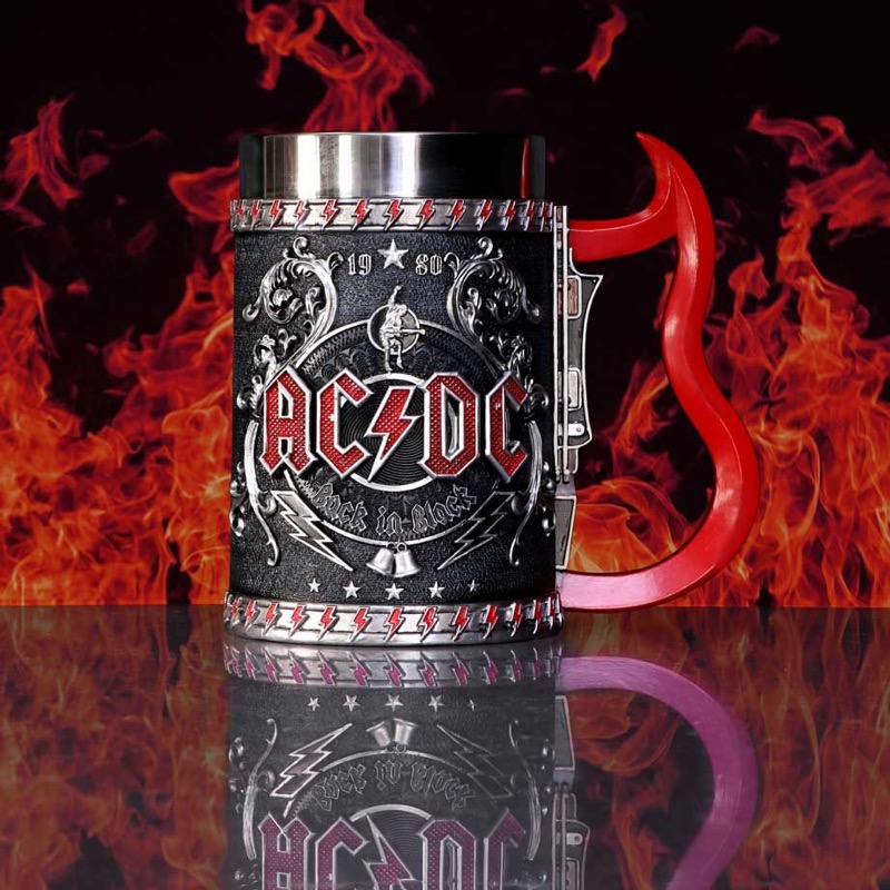 Acdc Choppe Back In Black 16Cm