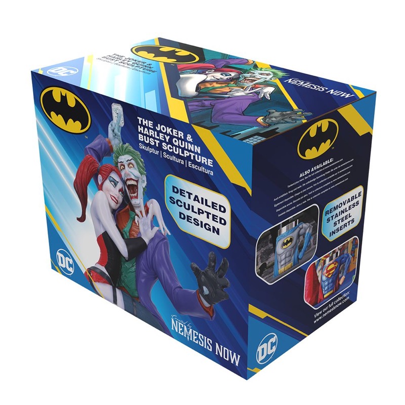 Dc Buste The Joker And Harley Quinn  37,5Cm
