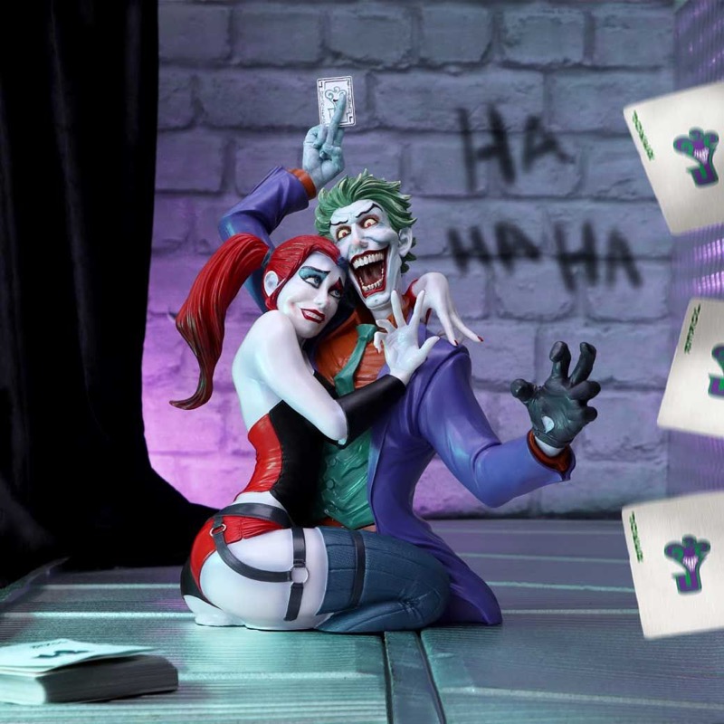 Dc Buste The Joker And Harley Quinn  37,5Cm