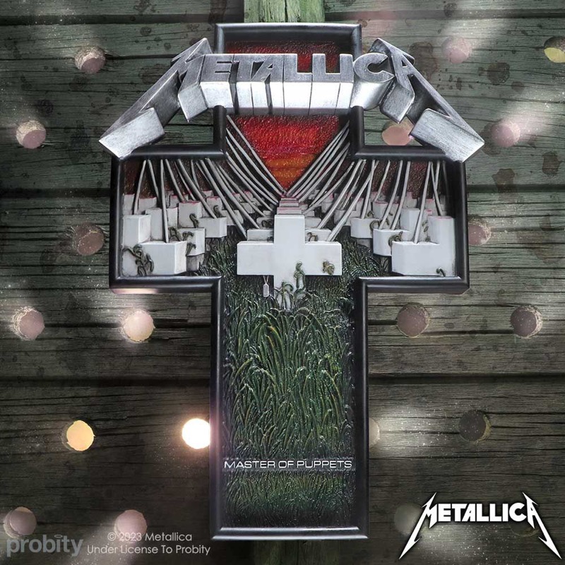 Metallica Decoration Murale Master Of Puppets  31,5Cm