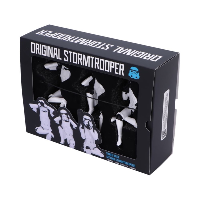 Star Wars Three Wise Sitting Stormtroopers 11Cm