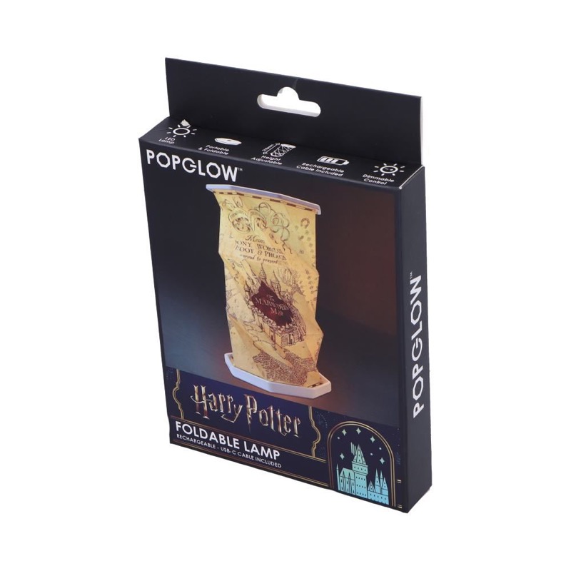 Harry Potter Lampe Pliable Popglow Marauders Map 21Cm