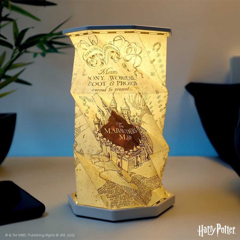 Harry Potter Lampe Pliable Popglow Marauders Map 21Cm