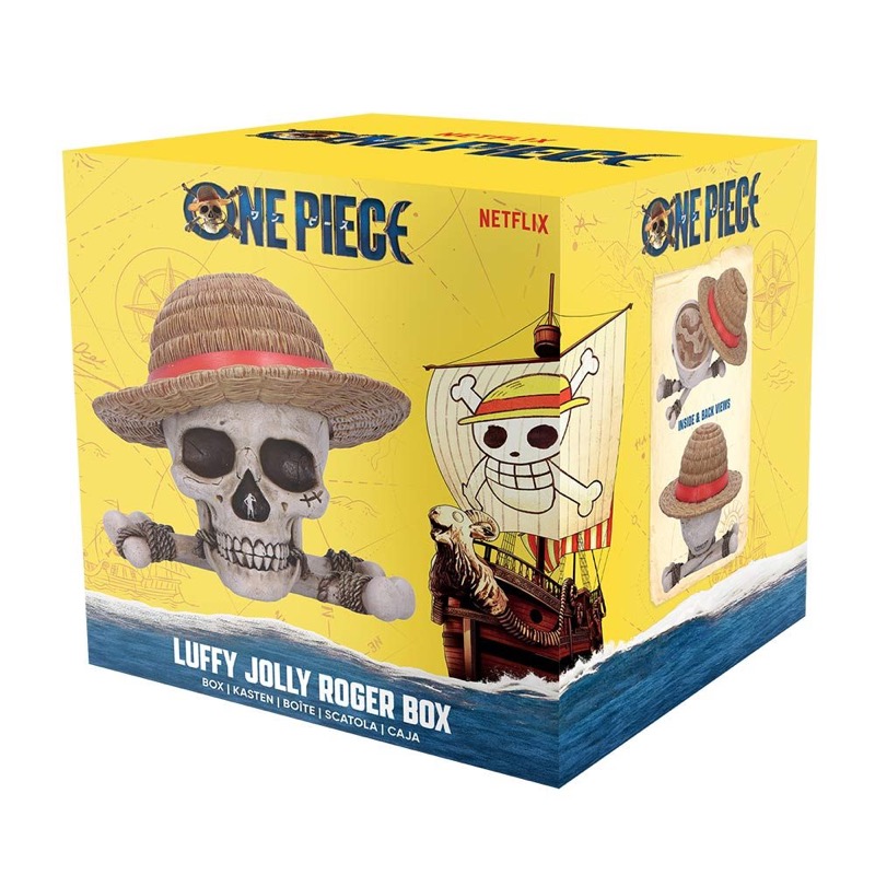 One Piece Boite Secrete Luffy Jolly Roger 19,5Cm