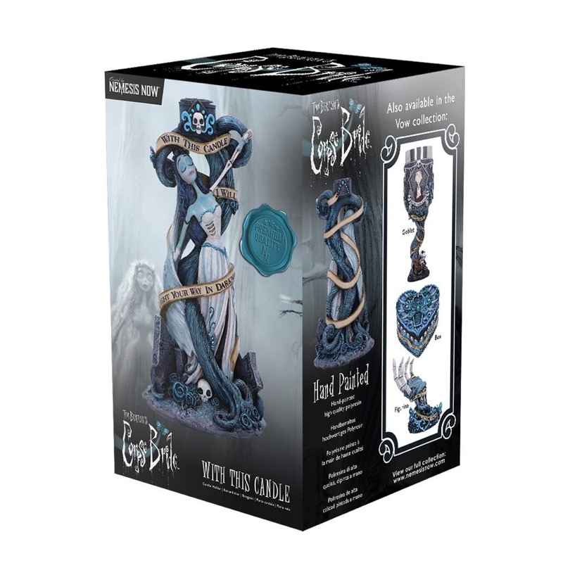 Corpse Bride Bougeoir With This Candle Vow  19Cm
