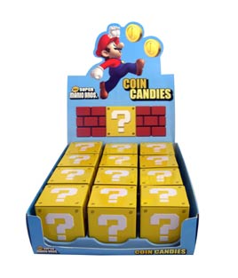 Nintendo bonbons Question Coin  Super Mario 12pcs
