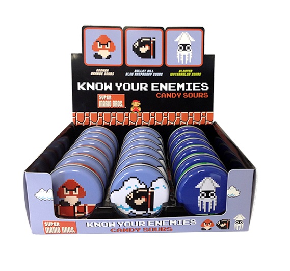 Nintendo Bonbons Mario Know Your Ennemies acidulés 18pcs