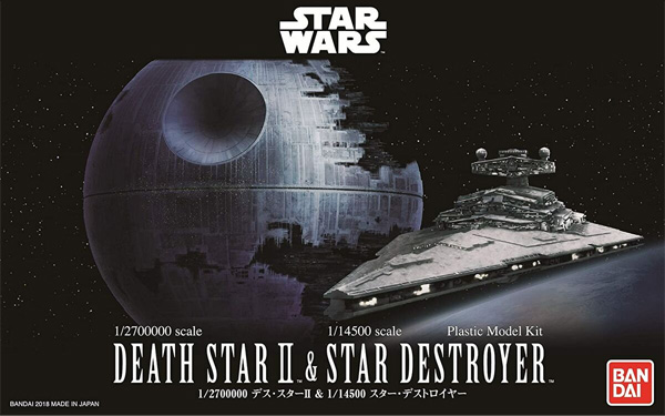 SW Star Wars Maquette Death Star II + Imperial Star Destroyer