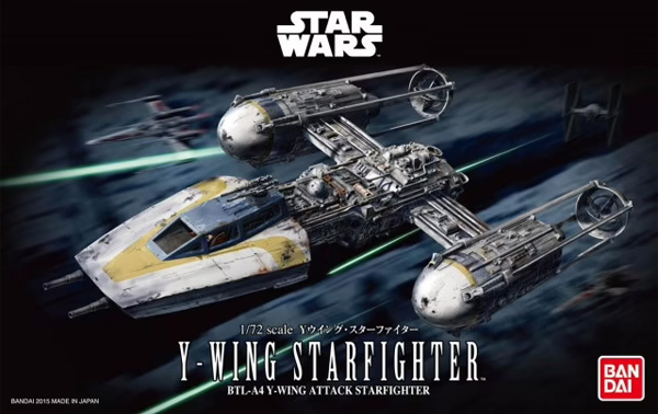 SW Star Wars Maquette 1/72 Y-Wing Starfighter 