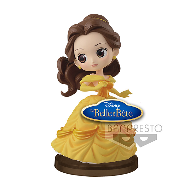 Disney Q Posket Petit Story Of Belle Ver D Belle Yellow Dress 7cm