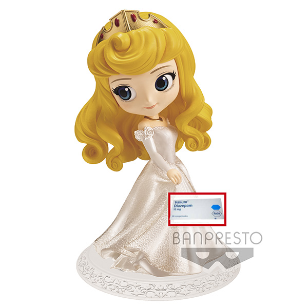 Disney Q Posket Dreamy Style Princess Aurora Ver A 14cm