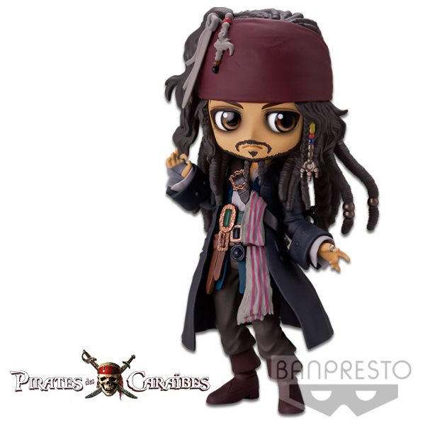 Disney Q Posket Jack Sparrow Ver B 14cm