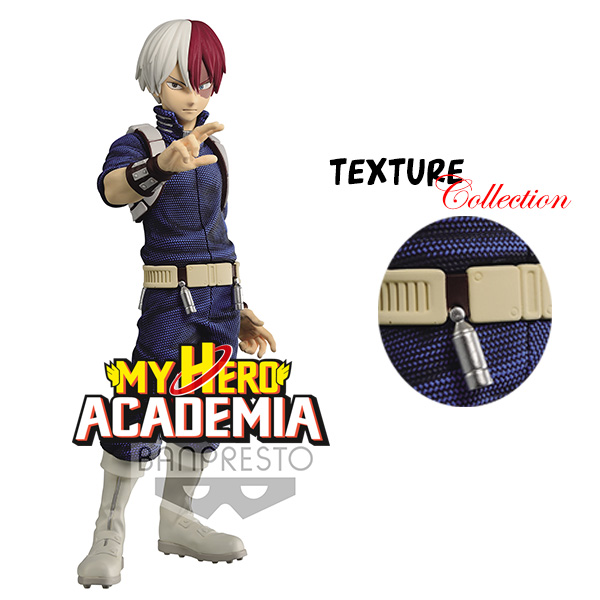 My Hero Academia Texture Shoto Todoroki 19cm