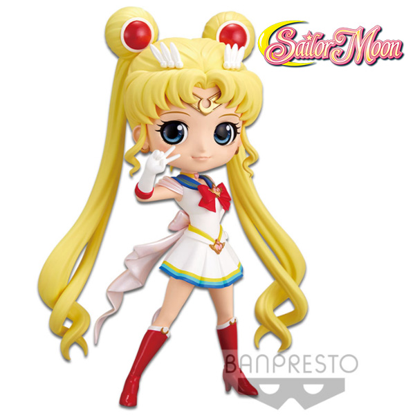 Sailor Moon Eternal Q Posket Super Sailor Moon Ver B 14cm