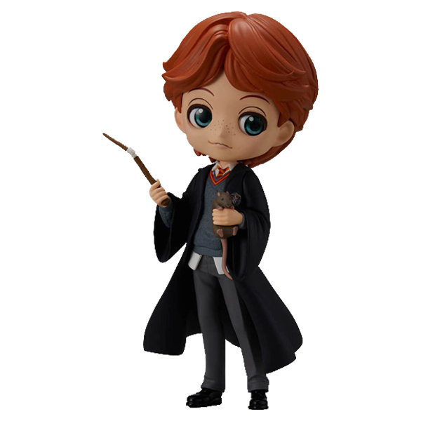 Harry Potter Q Posket Ron With Scabbers 14cm