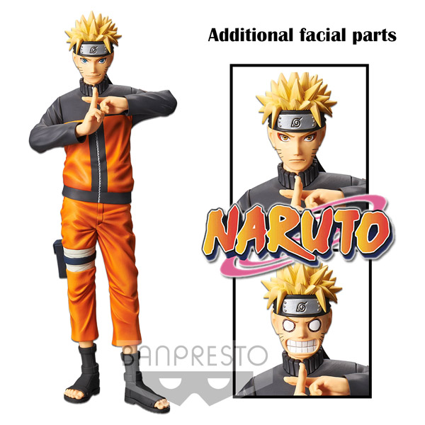 Naruto Shippuden Grandista Nero Uzumaki Naruto 27cm