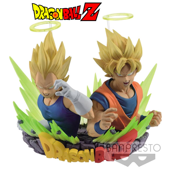 DBZ Com Figuration Gogeta Vol 2 Son Goku & Vegeta Super Saiyan 7cm