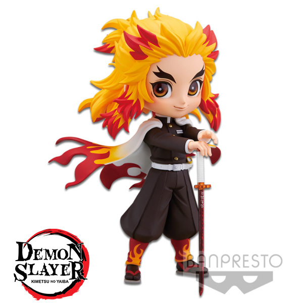 Demon Slayer Kimetsu No Yaiba Q Posket Kyojuro Rengoku Ver A 14cm