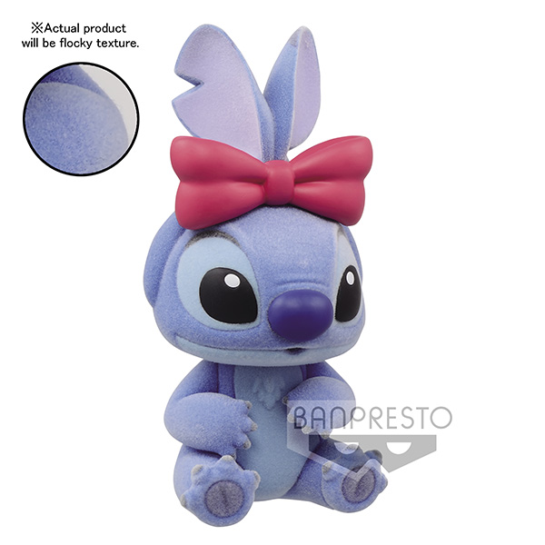 Disney Fluffy Puffy stitch & Angel Stitch with Bow 6cm