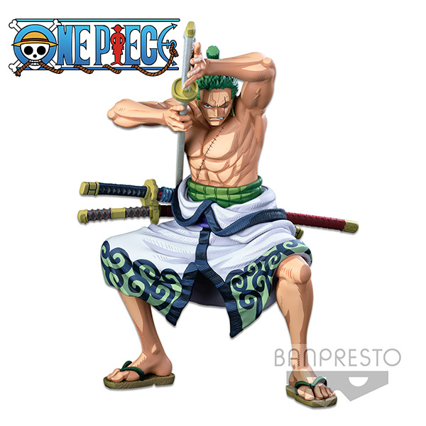 One Piece BWFC 3 Super Master Stars Piece Roronoa Zoro Manga Dimensions 22cm