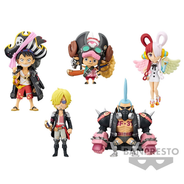 One Piece WCF Film Red Asst 12Pcs 7cm - W94