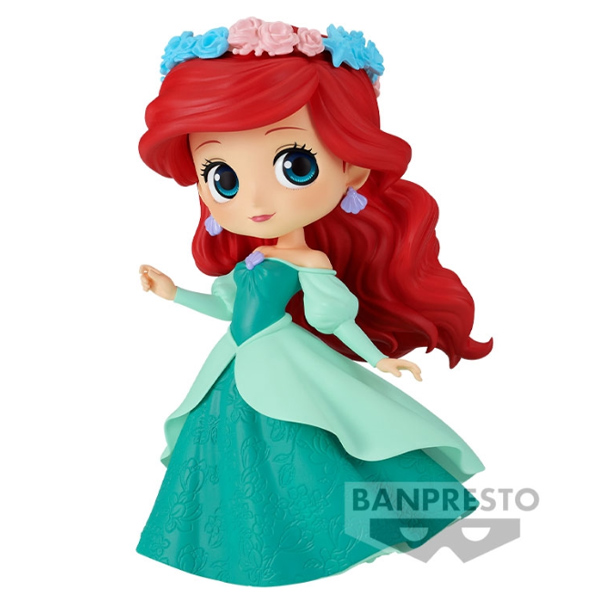 Q Posket Disney Characters Flower Style Ariel 14cm - W95