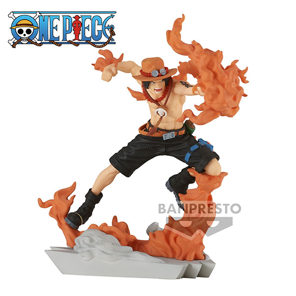One Piece Senkozekkei Portgas.D.Ace 9cm- W99