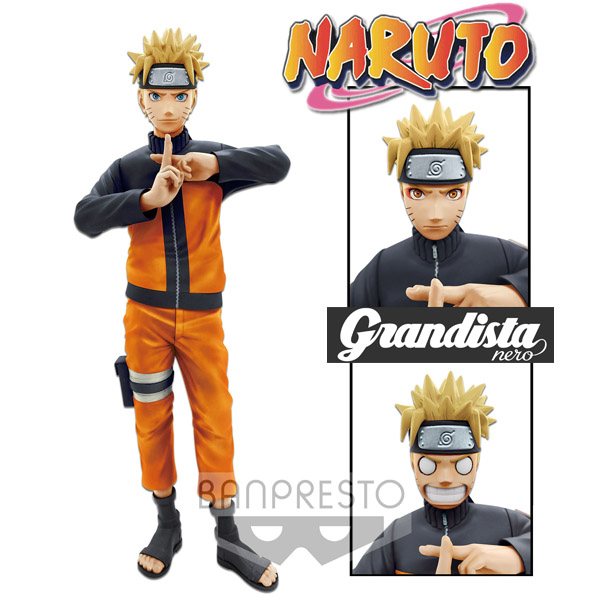 Naruto Shippuden Grandista Nero Uzumaki Naruto 23cm