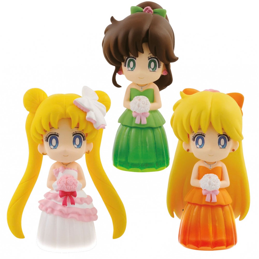 Sailor Moon Clear Colored Sparkle Dress Coll Vol.2 Set De 3