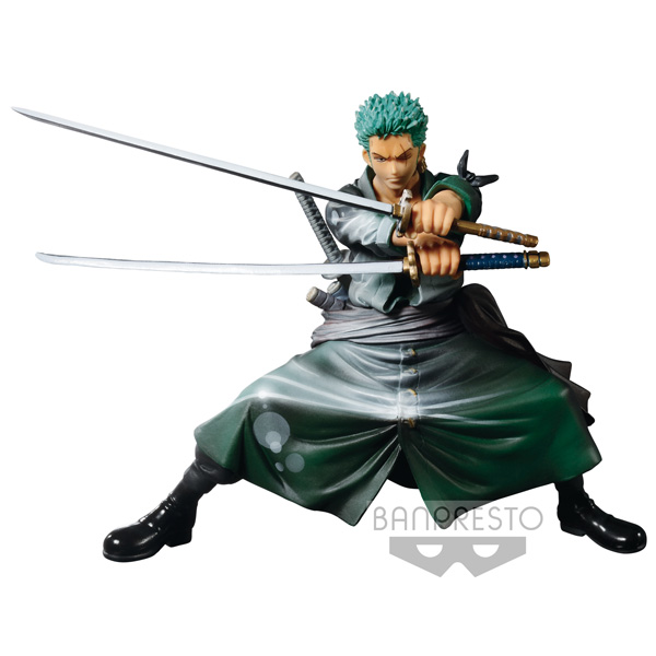 One Piece Scultures Big Zoukeio Roronoa Zoro Shining Color Ver. 13cm