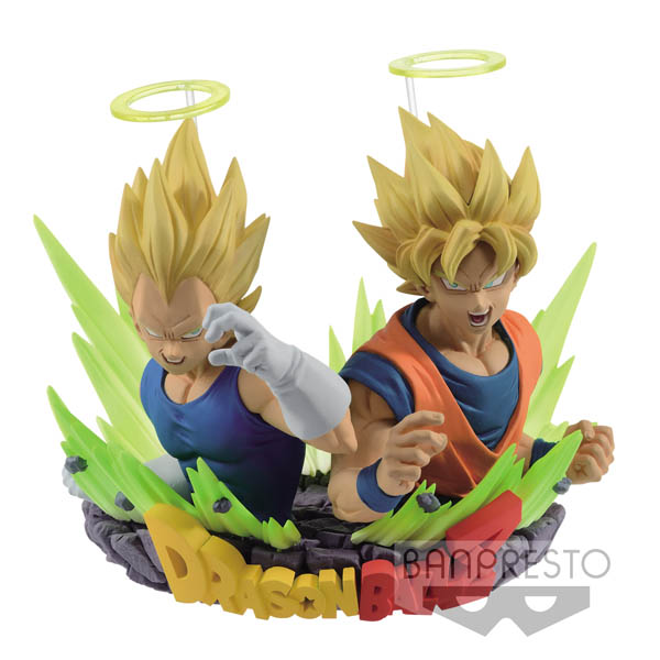 DBZ Com Figuration Gogeta Vol 2 Son Goku & Vegeta Super Saiyan 7cm