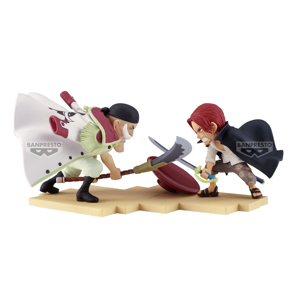 One Piece WCF Log Stories Edward Newgate Vs Shanks 13cm W127