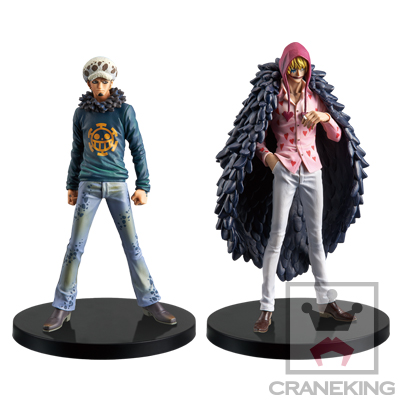 One Piece Grandline Men 15 Edition Vol 22 Trafalgar Law & Corazon 16cm