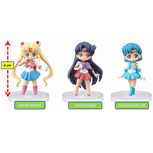 Sailor Moon Crystal Trading Figures Set de 2 figurines