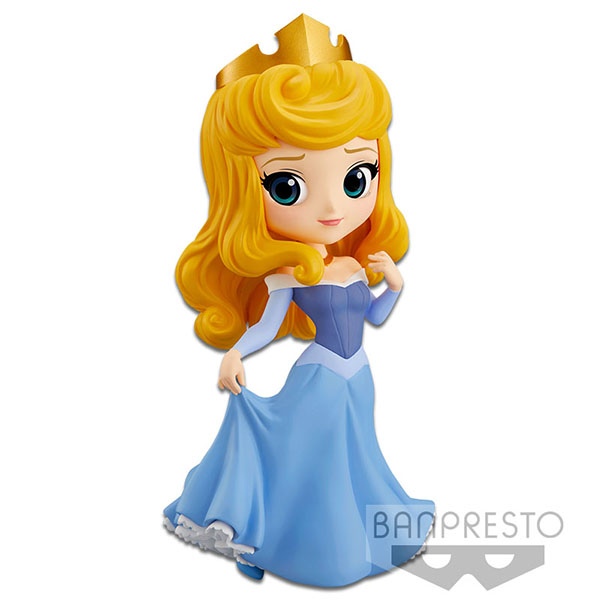 Disney Q Posket Princess Aurora Blue Dress 14cm