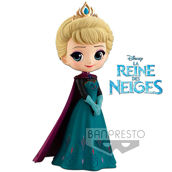 Disney Q Posket Frozen Elsa Coronation 14cm