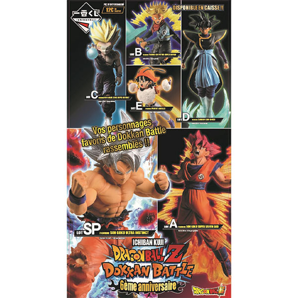 DBZ Ichiban Kuji - Loterie Japonaise Dokkan Battle 6Th Anniv