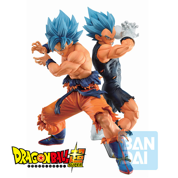 DBZ Super Ichibansho Vs Omnibus Super Son Goku & Vegeta Ss God Ss 20-21cm