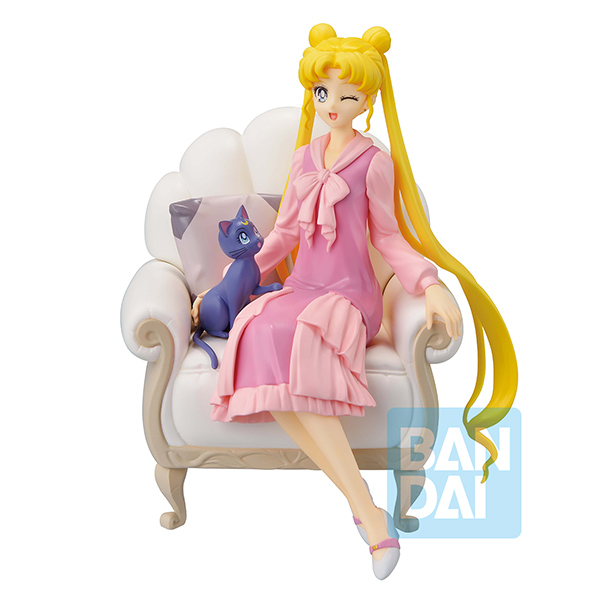 Sailor Moon Ichibansho Usagi & Luna Antique Style 13cm