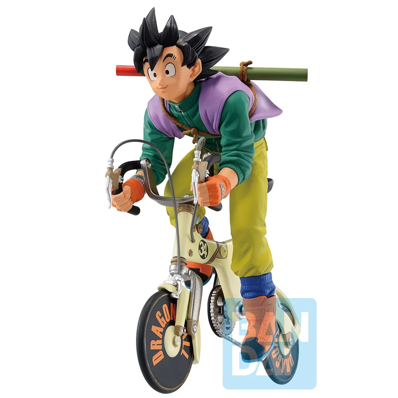 DBZ Dragon Ball Ichibansho Snap Collection Son Goku On Bike 18cm 