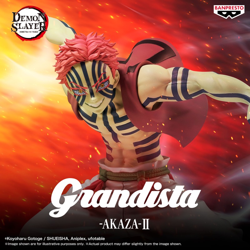 Demon Slayer Kimetsu No Yaiba Grandista Akaza II 23cm W144