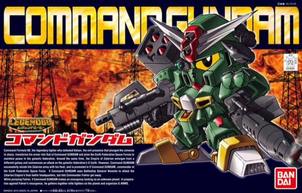 Gundam Gunpla SD BB375 LegendBB Command Gundam
