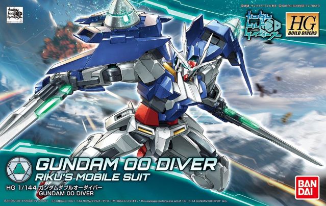 Gundam Gunpla HG 1/144 000 Gundam 00 Diver